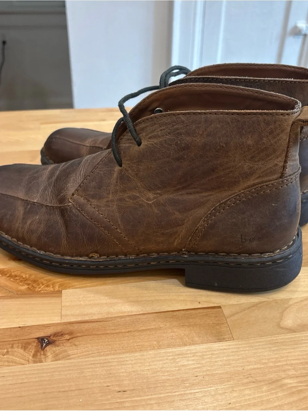 BOC Born Harrison Men's Brown Leather Casual Distressed Chukka Boot Sz 10 /42